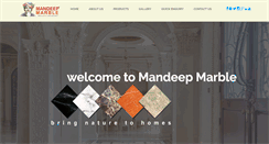 Desktop Screenshot of mandeepmarble.in